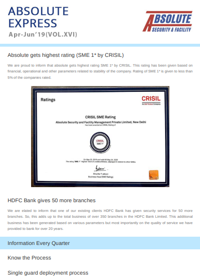 absolute express newsletter Apr-to-June-2019