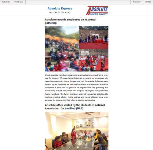 absolute rewards employees on its annual gathering
